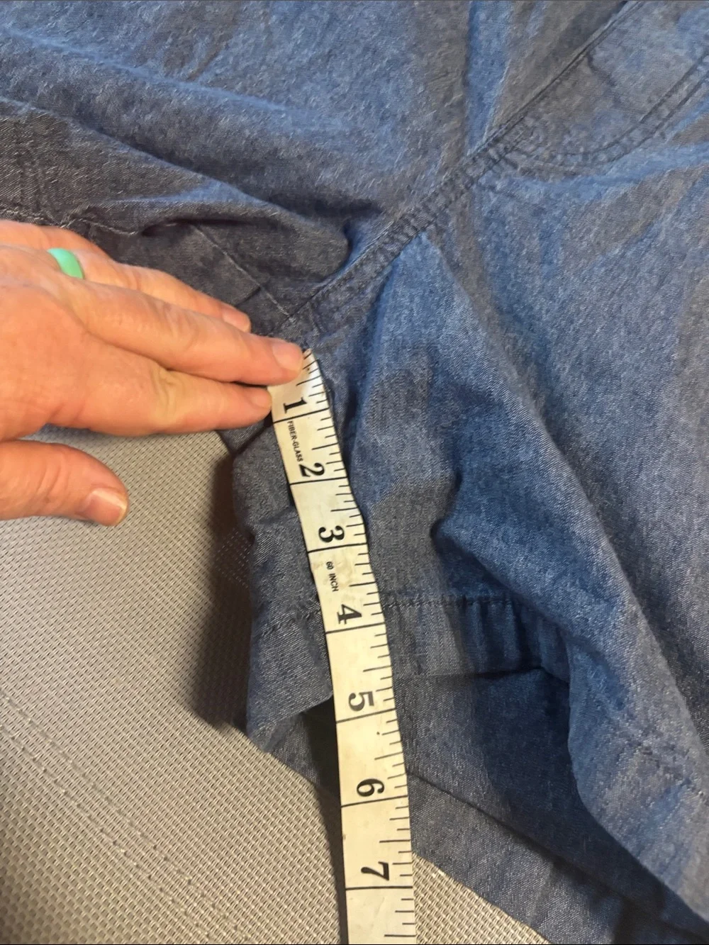 J. Crew Light Chambray Shorts - Light Blue sz L EUC